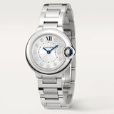 Cartier Ballon Bleu de Cartier Diamonds Silver Dial Silver Steel Strap Watch for Women - WE902073 Authentic Buy Shop Now