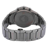 Emporio Armani Renato Chronograph Quartz Blue Dial Black Steel Strap Watch For Men - AR11215 Authentic Buy Shop Now