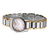 Tissot T Wave Mother of Pearl Dial Two Tone Steel Strap Watch for Women - T023.210.22.117.00 Authentic Buy Shop Now