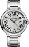 Cartier Ballon Bleu De Cartier Silver Dial Silver Steel Strap Watch for Men - WSBB0049 Authentic Buy Shop Now
