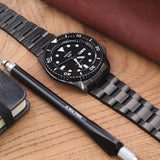Seiko 5 Sports Automatic Black Dial Black Steel Strap Watch For Men - SRPD65K1 Authentic Buy Shop Now