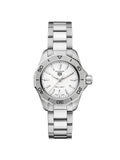 Tag Heuer Aquaracer Professional 200 Quartz Mother of Pearl Dial Silver Steel Strap Watch for Women - WBP1418.BA0622 Authentic Buy Shop Now