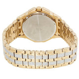 Bulova Crystal Collection Octova White Dial Gold Steel Strap Watch for Men - 98C126 Authentic Buy Shop Now