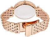 Michael Kors Darci Brown Dial Rose Gold Stainless Steel Strap Watch for Women - MK3217 Authentic Buy Shop Now