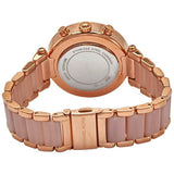 Michael Kors Parker Pink Dial Two Tone Steel Strap Watch for Women - MK5896 Authentic Buy Shop Now