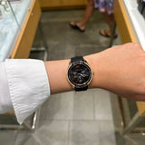 Michael Kors Jessa Quartz Black Dial Black Silicone Strap Watch For Women - MK7266 Authentic Buy Shop Now