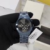 Michael Kors Lennox Chronograph Blue Dial Blue Steel Strap Watch For Women - MK9147 Authentic Buy Shop Now