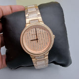 Michael Kors Gabbi Rose Gold Dial Rose Gold Steel Strap Watch For Women - MK3986 Authentic Buy Shop Now