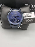 Hugo Boss Navigator Chronograph Blue Dial Blue Mesh Bracelet Watch for Men - 1513538 Authentic Buy Shop Now