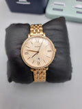 Fossil Jacqueline Rose Gold Dial Rose Gold Steel Strap Watch for Women - ES3632 Authentic Buy Shop Now