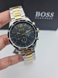 Hugo Boss Professional Black Dial Two Tone Steel Strap Watch for Men - 1513529 Authentic Buy Shop Now