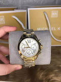 Michael Kors Lexington Quartz Gold Dial Gold Steel Strap Watch For Women - MK6267 Authentic Buy Shop Now