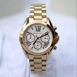Michael Kors Lexington Quartz Gold Dial Gold Steel Strap Watch For Women - MK6267 Authentic Buy Shop Now