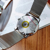 Movado Bold Silver Dial Silver Mesh Bracelet Watch For Men - 3600260 Authentic Buy Shop Now