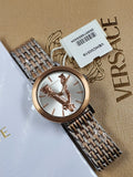 Versace Virtus Quartz White Dial Two Tone Steel Strap Watch for Women - VEHC00719 Authentic Buy Shop Now