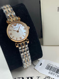 Emporio Armani Mother of Pearl Dial Two Tone Steel Strap Watch For Women - AR1689 Authentic Buy Shop Now