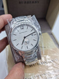 Burberry The Classic Silver Dial Silver Steel Strap Watch for Men - BU10004 Authentic Buy Shop Now