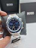 Hugo Boss Hero Blue Dial Two Tone Steel Strap Watch for Men - 1513767 Authentic Buy Shop Now