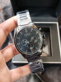 Hugo Boss Pioneer Black Dial Silver Steel Strap Watch for Men - 1513712 Authentic Buy Shop Now