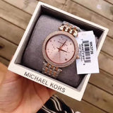 Michael Kors Darci Rose Gold Dial Two Tone Steel Strap Watch for Women - MK3726 Authentic Buy Shop Now