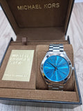 Michael Kors Runway Blue Dial Silver Steel Strap Watch for Women - MK3292 Authentic Buy Shop Now