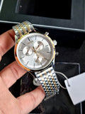 Hugo Boss Companion Silver Dial Two Tone Mesh Bracelet Watch for Men - 1513654 Authentic Buy Shop Now
