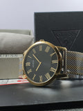 Guess Richmond Quartz Black Dial Two Tone Mesh Bracelet Watch For Women - W1179G2 Authentic Buy Shop Now