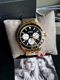 Guess Odyssey Multifunction Black Dial Gold Steel Strap Watch For Men - W1107G4 Authentic Buy Shop Now