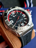 Tommy Hilfiger Drew Black Dial Black Rubber Strap Watch for Men - 1791064 Authentic Buy Shop Now