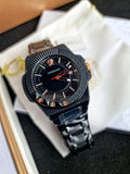 Versace Chain Reaction Quartz Black Dial Black Steel Strap Watch for Men - VEDY00719 Authentic Buy Shop Now