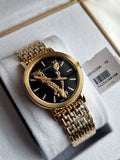 Versace Virtus Quartz Black Dial Gold Steel Strap Watch for Women - VEHC00619 Authentic Buy Shop Now
