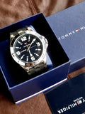 Tommy Hilfiger Drew Black Dial Black Rubber Strap Watch for Men - 1791062 Authentic Buy Shop Now