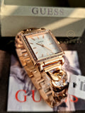 Guess Vanity Rose Gold Dial Rose Gold Steel Strap Watch for Women - W1029L3 Authentic Buy Shop Now