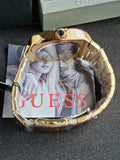 Guess Trend Analog Green Dial Gold Steel Strap Watch For Men - GW0624G2 Authentic Buy Shop Now