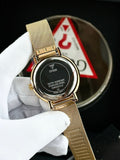 Guess Iconic Quartz Gold Dial Gold Mesh Bracelet Watch For Women - GW0527L2 Authentic Buy Shop Now