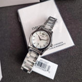Emporio Armani Federica Mother of Pearl Dial Silver Steel Strap Watch For Women - AR11557 Authentic Buy Shop Now