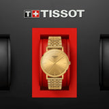 Tissot T Classic Everytime Medium Gold Dial Gold Mesh Bracelet Watch For Men - T109.410.33.021.00 Authentic Buy Shop Now