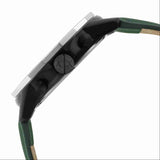 Armani Exchange Banks Chronograph Green Dial Green Leather Strap Watch For Men - AX1725 Authentic Buy Shop Now