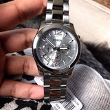 Fossil Boyfriend Multifunction Silver Dial Silver Steel Strap Watch for Women - ES3883 Authentic Buy Shop Now
