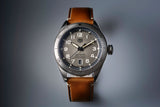 Tag Heuer Autavia Isograph Grey Dial Calfskin Brown Leather Strap Watch for Men - WBE5111.FC8267 Authentic Buy Shop Now