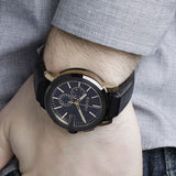 Gucci G Chrono Black Dial Black Leather Strap Watch For Men - YA101203 Authentic Buy Shop Now