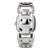 Gucci G Brown Square Brown Dial Silver Steel Strap Watch For Women - YA125402 Authentic Buy Shop Now