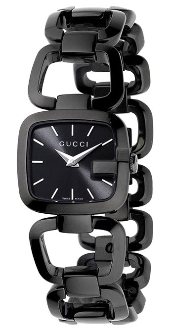 Gucci G Gucci 125 G Series Bracelet Black Dial Watch For Women - YA125403 Authentic Buy Shop Now