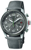 Gucci G Timeless Chronograph Grey Dial Grey Leather Strap Watch For Men - YA126242 Authentic Buy Shop Now