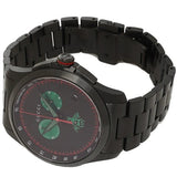 Gucci G Timeless Quartz Black Dial Black Steel Strap Watch for Men - YA126270 Authentic Buy Shop Now