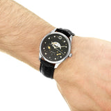 Gucci G-Timeless Moonphase Black Dial Black Leather Strap Watch For Men - YA126327 Authentic Buy Shop Now