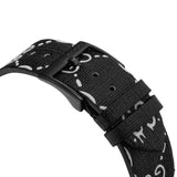 Gucci G Timeless Ghost Black Dial Black Leather Strap Watch For Men - YA1264018 Authentic Buy Shop Now
