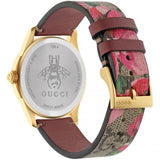 Gucci G Timeless Quartz Brown Dial Brown Leather Strap Watch For Men - YA1264158 Authentic Buy Shop Now