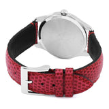 Gucci G-Timeless Mother of Pearl Red Dial Red Leather Strap Watch For Women - YA1264041 Authentic Buy Shop Now