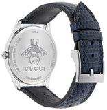 Gucci G-Timeless Signature Mother of Pearl Star Dial Blue Watch For Women - YA126588 Authentic Buy Shop Now